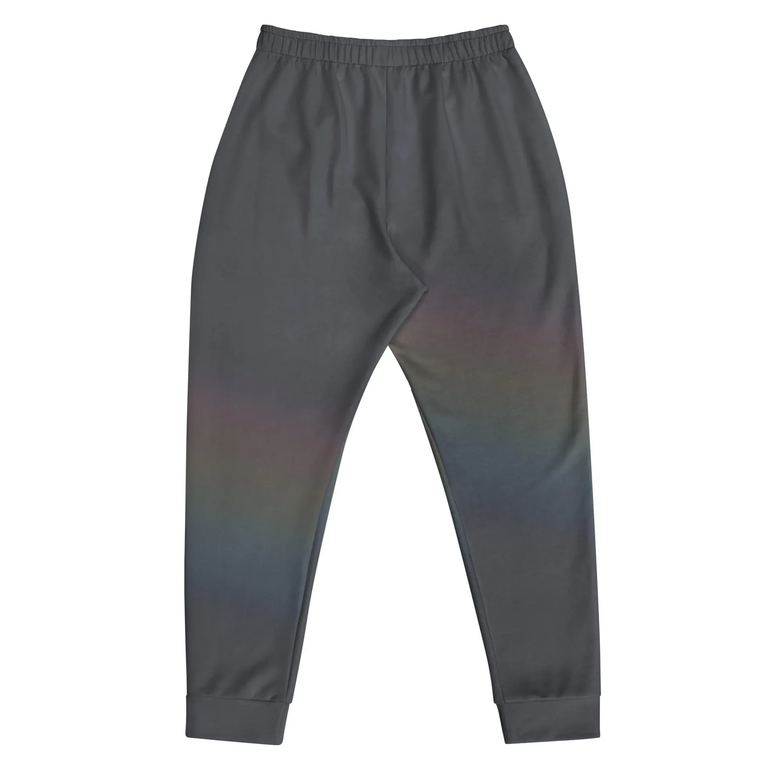 View of the quiet spectrum joggers laid out flat
